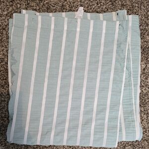 Striped Blue and White Curtains